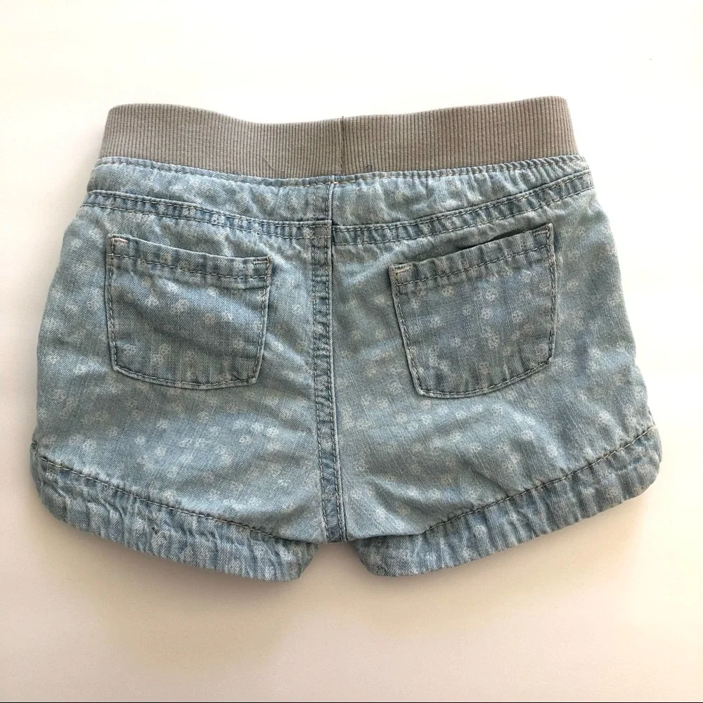 Toddler Shorts Bundle Set of Three Black Blue Polka Dot Gingham Sz 5T